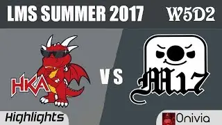 HKA vs M17 Highlights Game 2 LMS 精華 夏季職業聯賽 2017 SUMMER Hong Kong Attitude vs Machi Esports