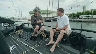 Inspira Daily Broadcast  interview with Niklas Zennstr&ouml;m, the captain of Carkeek 40+, RUN (SWE)