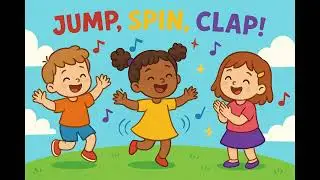 Jump, Spin, Clap! | Fun Action Song for Toddlers | Dance & Move with Happy Kids