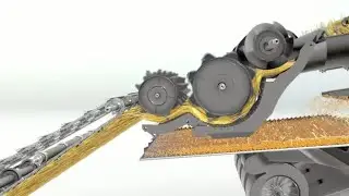 LEXION 700. Przepływ materiału. / 2013