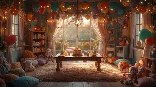 🎈 Cozy Birthday Party Ambience | Balloons, Cake & Cheerful Background Music 🎂 Kids Birthday Vibes