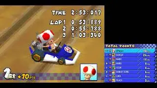 Mushroom Cup 50cc [3 Star Rank] Mario Kart DS