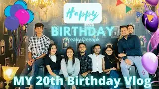My 20th Birthday Vlog!💃 *Haaaye*😍 | Ashiana  Cafe in Vesu , Surat | Latest Video | Freaky Deepak