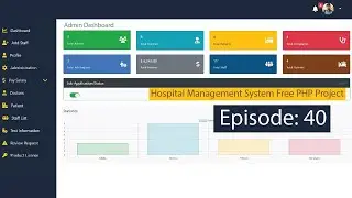 Patient management system online portal | admit patient | Collect Bill (hms part-40)