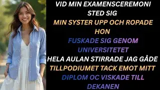 Min syster skrek fusk p&aring; min examen salen fr&ouml;s n&auml;r jag klev fram