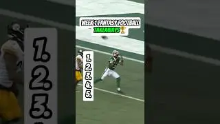 Week 1 Fantasy Takeaways🚨🏈 #nfl #football #sports #week1 #fantasyfootball