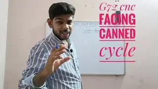 facing canned cycle G72 , cnc machine programming #cncmachine
