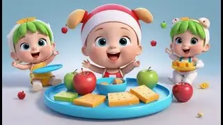 Baby Jo Jo Eats a Snack | Tasty Treat Rhyme for Kids | Fun Eating Song for Toddlers