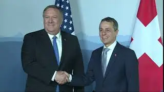 Secretary Pompeo meets with Swiss Foreign Minister Ignazio Cassis