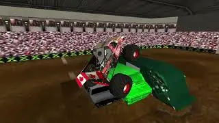 Rigs of Rods Monster Trucks Wadded Up! Freestyle at Redmont 2012