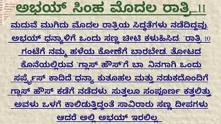 ದುರಹಂಕಾರಿ ಅಭಯ್ ಹಠಮಾರಿ  ಧನ್ಯಾಳ ಮೊದಲ ರಾತ್ರಿಯ ಕಥೆ