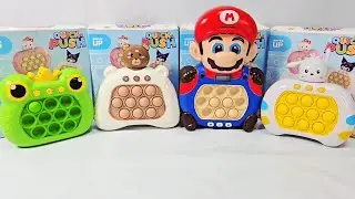 ASMR Playing Pop it Electronic Fast Push Game Fidget Toy | Stage Mode | Level Mode