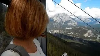 Scenic View from Banff Sulphur Mountain Gondola 2016