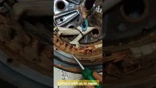 BLDC motor water damage #electricbike #bldc #rewind #coiling #motor #evservice