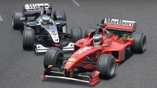 Michael Schumacher vs Mika H&auml;kkinen | Ferrari F300 vs McLaren-Mercedes MP4/13 | F1 1998 in Monaco