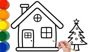 Drawing and Coloring Hut For Kids And Toddlers Draw Dolls Tv How To Draw 