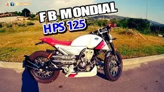 White FB Mondial HPS 125 - FB Mondial Hypster 125 Branca - Cafe Racer Retro Style - KTM Laranjinha