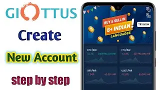 How to create Giottus account in telugu || create new Giottus account || step by step ||