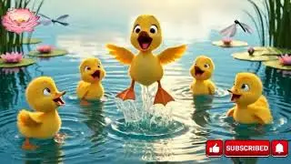 Mama and Baby Ducks 4 #animation  #chicken   # AI Shorts #shorts #duck #kidsvideo #funny #shorts
