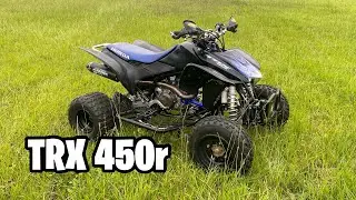 Rossier R5 exhaust install. Trx 450r