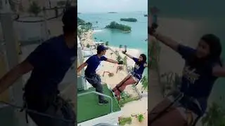 extreme bungy at Skypark Sentosa