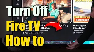 Как выключить Amazon Fire TV без пульта дистанционного управления (нажмите кнопку на телевизоре)