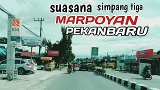 SUASANA  JALAN KAHARUDIN Nst‼️ simpang tiga marpoyan pekanbaru