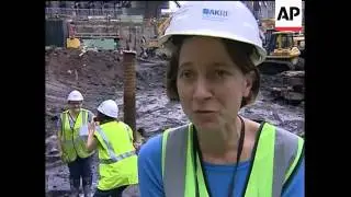 Workers unearth hull of a ship likely buried in the 18th century