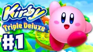 Kirby Triple Deluxe - Gameplay Walkthrough Part 1 - Level 1 Fine Fields (Nintendo 3DS)