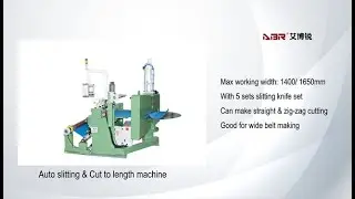 China Machine Factory of Coated Abrasive Converting Machine for Wide Sanding Belt Production