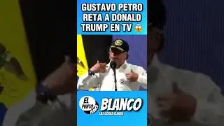 GUSTAVO PETRO RETA A DONALD TRUMP #shorts #vox #abascal #sanchez #gustavopetro #colombia #trump