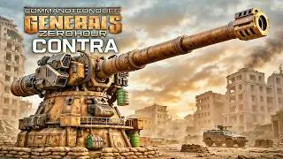 C&C Generals Zero Hour | The Last General Standing | Contra 1v7 Brutal