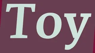 TOY pronunciation &bull; How to pronounce TOY