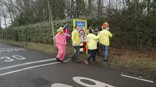 Carnavalskraker van burgemeester Rob Metz en CC De Hammies uit soest