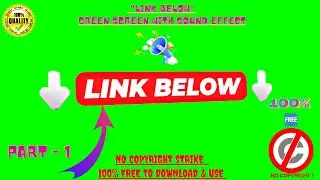 Link Below VFX👍Animation Green Screen With Sound Effect🔊No Copyright Strike✔️100% Free to Use▶️ 👍