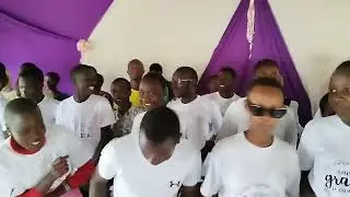 MORICHO DCC CYA PRESENTATION DURING SUNDAY SERVICE AT AIC KWARE DURING THEIR WEEKEND CHALLENGE.
