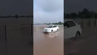 Ravi River at Head Sidhnai Sees High Water Flow