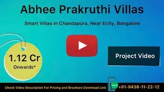 Abhee Prakruthi Villas | Abhee Developers Villas Bangalore | Abhee Prakruthi Bangalore Villas