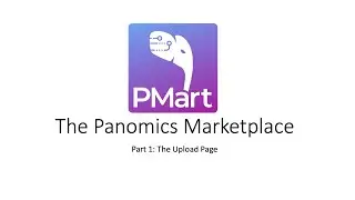 PMart MAP Tutorial 1: The Upload Page