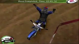 EA Supercross 2000 (PS1) - Single Race - RCA Dome, Indianapolis - Tim Ferry