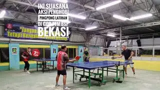 Ini Suasana Aksi Penghobi Pingpong Latihan di GOR PTM BSP Bekasi @bsptop1536 