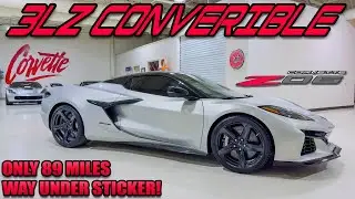 Almost NEW 2024 Silver Flare C8 Z06 at Corvette World!