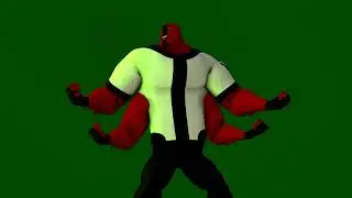 SFM Ben 10 vs Vilgax Robot (Fourarms Transformation)