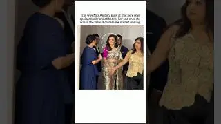 why Nita Ambani glare at lady in blue dress #nitaambani  #shorts #ytshorts  #trending #viral #yt