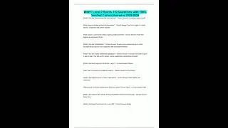 WSET Level 2 Spirits 152 Questions with 100 Verified Correct Answers 20252026807