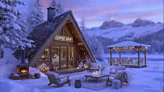 Smooth Bossa Nova Jazz Coffee Shop by the Fireplace for Work | Great Mood Vibes 5