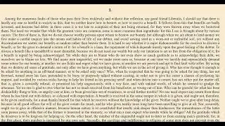 Seneca - On Benefits (excerpt)