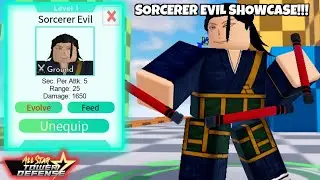 SORCERER EVIL (GETO) SHOWCASE!!! - ALL STAR TOWER DEFENSE