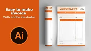 Invoice Design Bangla Tutorial | How to Make a Cash Memo |  Cash Memo