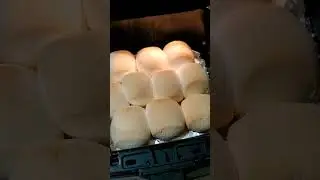 Making crunchy marshmallow dessert #foodie #sweets #airfryer #airfryerrecipes #airforcestory
